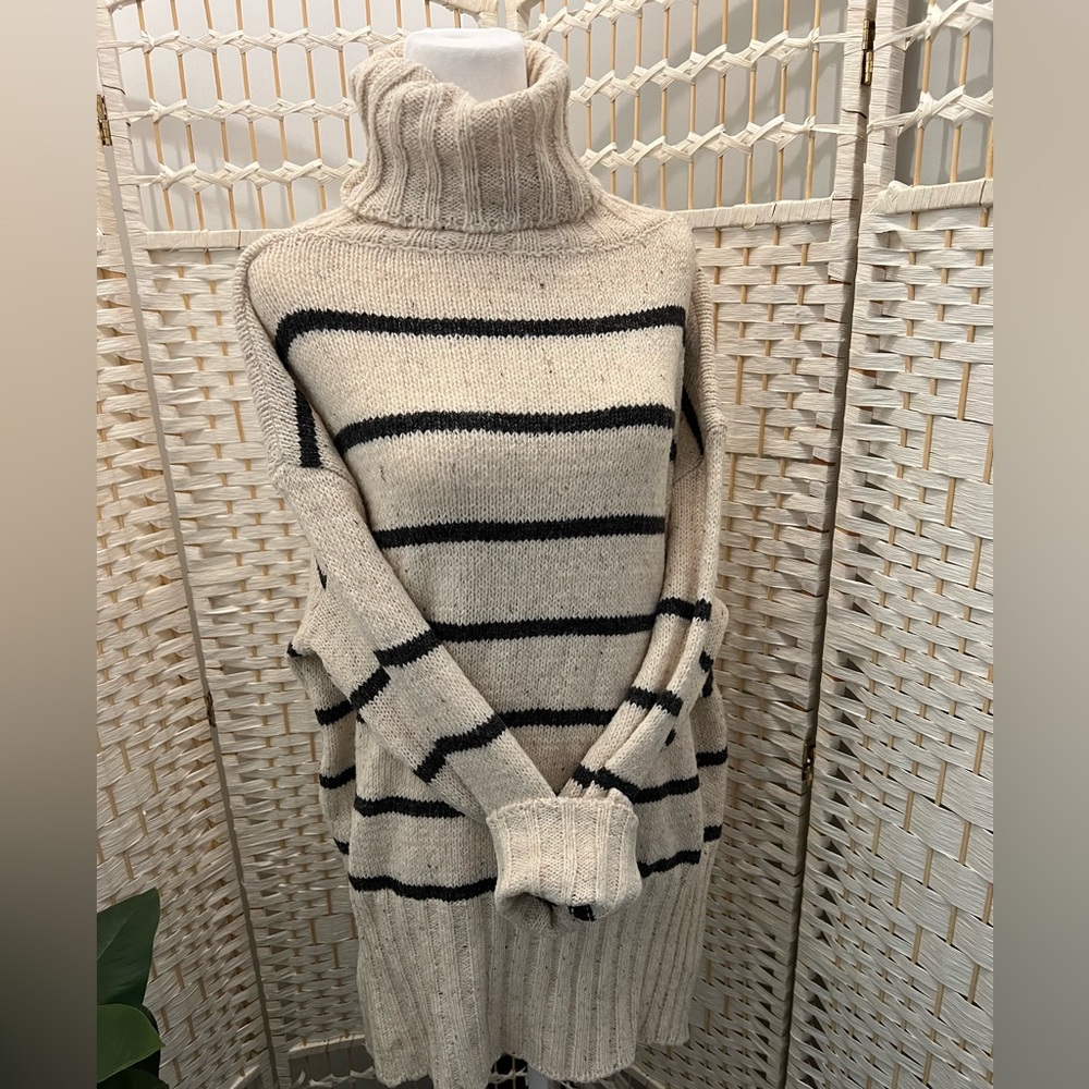 Black Striped Sweater